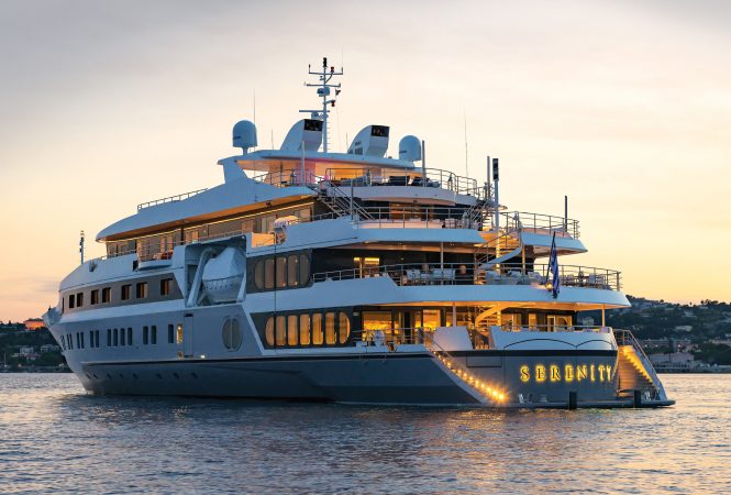 Luxury yacht SERENITY