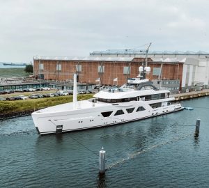 60m Amels Limited Edition superyacht KHALIDAH is delivered by Damen Yachting