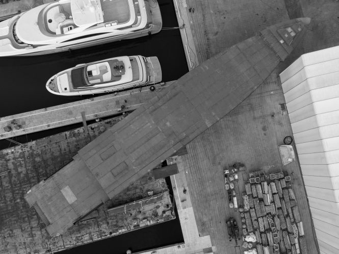 Superyacht PROJECT FUTURE in build