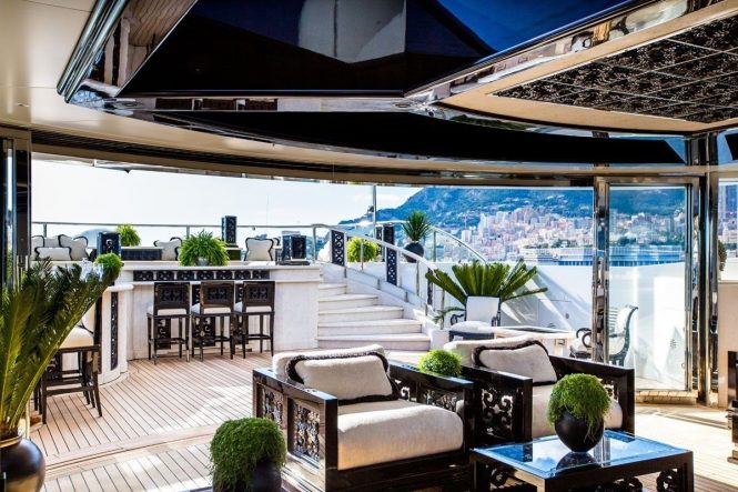 Aboard elegant LIONESS V available for the French Riviera events in 2024
