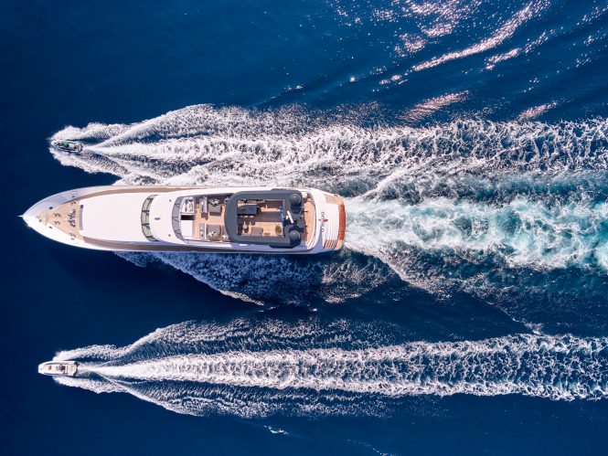 Motor yacht O'NEIRO available for charter in the Eastern Mediterranean