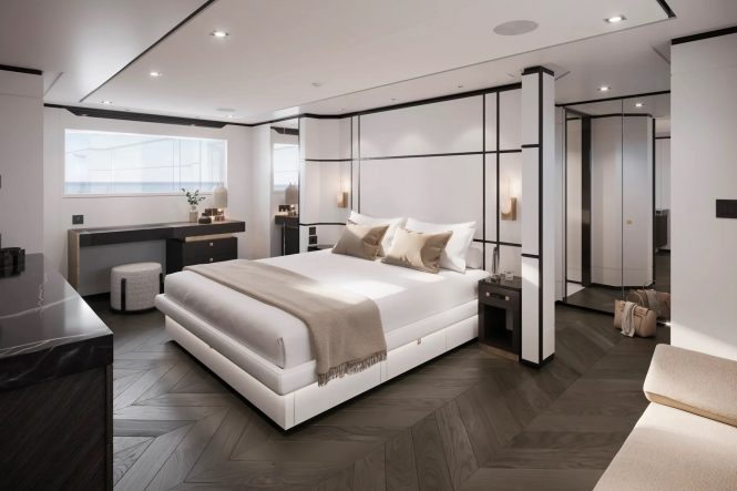 Motor yacht PROJECT FOX master suite