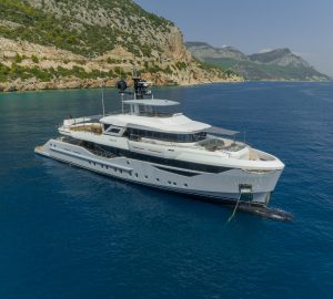 42m luxury explorer yacht KASIF showcases her Hot Lab designed interiors