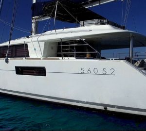 Luxury 17m catamaran KING OF DIAMONDS: fresh from a refit and available for charter in Greece
