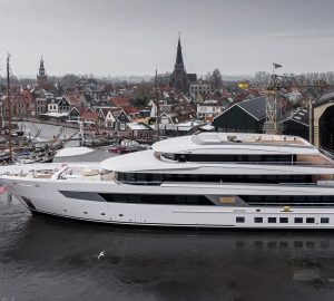 61m Hakvoort superyacht PROJECT ASIA is launched