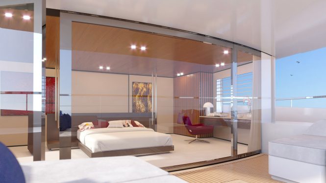 Master suite with private terrace