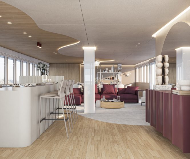 Luxury yacht REPOSADO