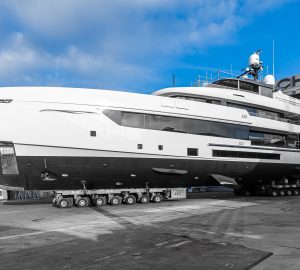 Tankoa launch 45m motor yacht GO from their shipyard in Genoa