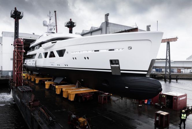 Luxury yacht AMELS 6005 launched