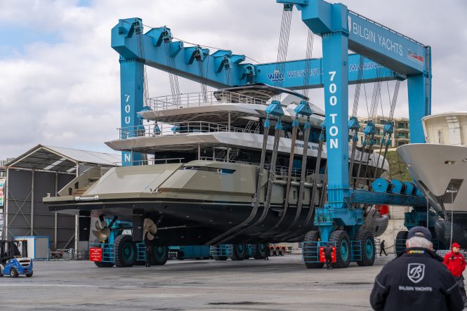 ETERNAL SPARK yacht ready for launch