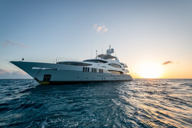Luxury superyacht TCB