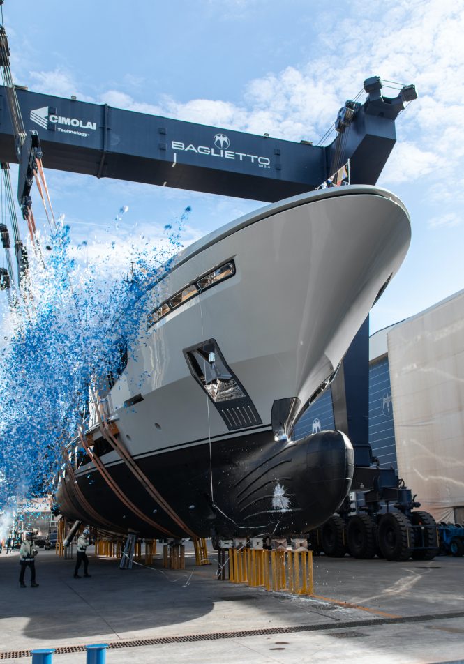 T52 superyacht INFINITY by Baglietto launched