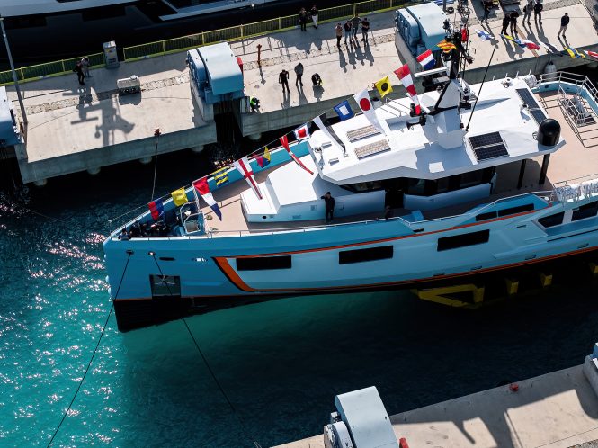 Explorer yacht FIVE OCEANS launches