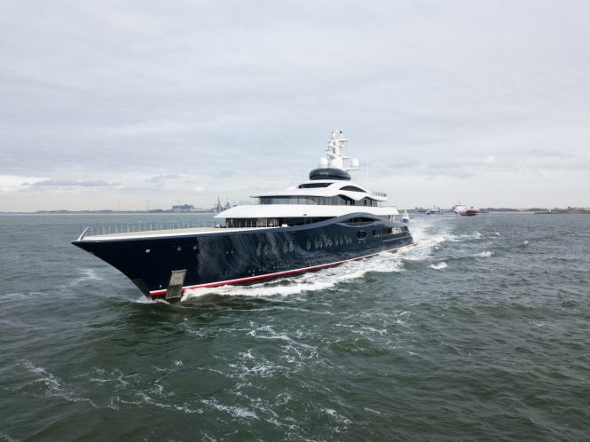 Feadship superyacht LAUNCHPAD - Photo credit Dutch Yachting LR