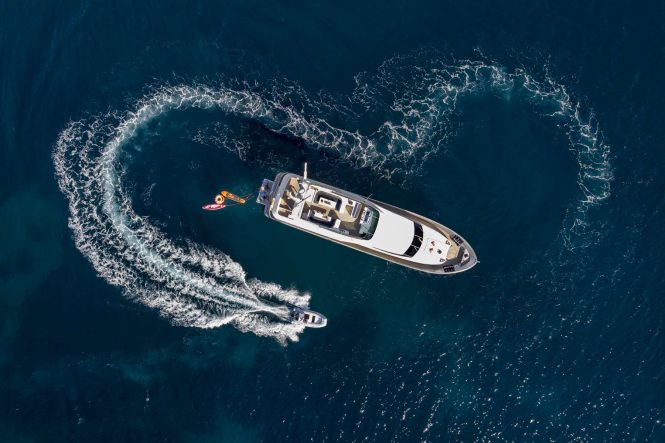 Motor yacht ANDILIS offering luxury yacht charters