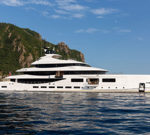 Stunning 70m superyacht ALFA welcoming charter guests for the first time