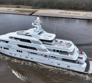 Superyacht SAINT NICOLAS arrives at Abeking and Rasmussen shipyard for major refit