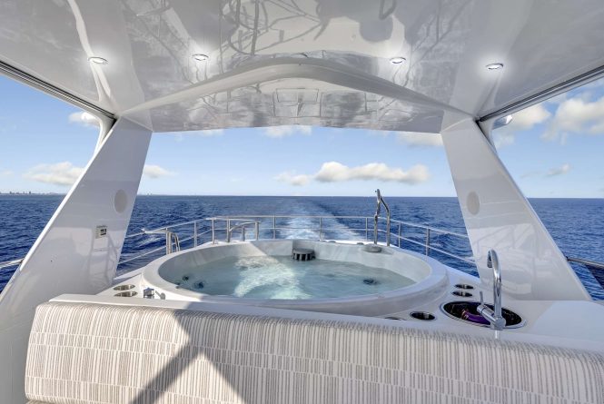 Jacuzzi on deck