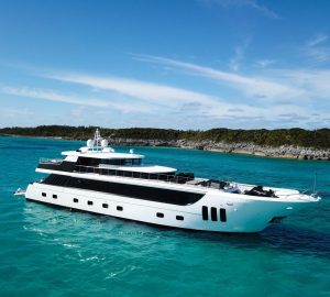 34m custom motor yacht PRIVILEGE available for charter in the Bahamas