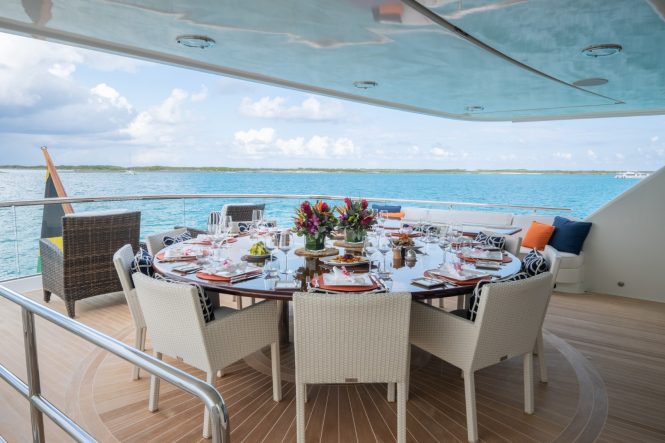 Bridge Deck aft dining