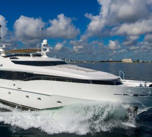 Luxury yacht INVICTUS available for charter in select destinations in the USA and Bahamas