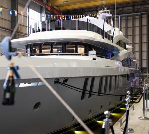 Amels 60m superyacht MARSA departs from the Damen Yachting shipyard