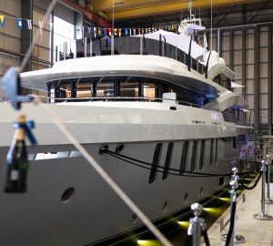 Amels 60m superyacht MARSA departs from the Damen Yachting shipyard