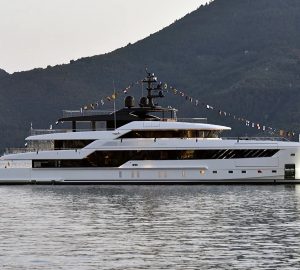 Fuel-cell powered 50m superyacht ALMAX launched by Sanlorenzo