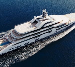 120m Amels custom superyacht PROJECT TANSANITE shows off her renderings for the first time