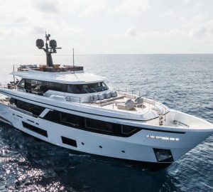 Luxury 28m motor yacht MRS L ready for charter in Greece