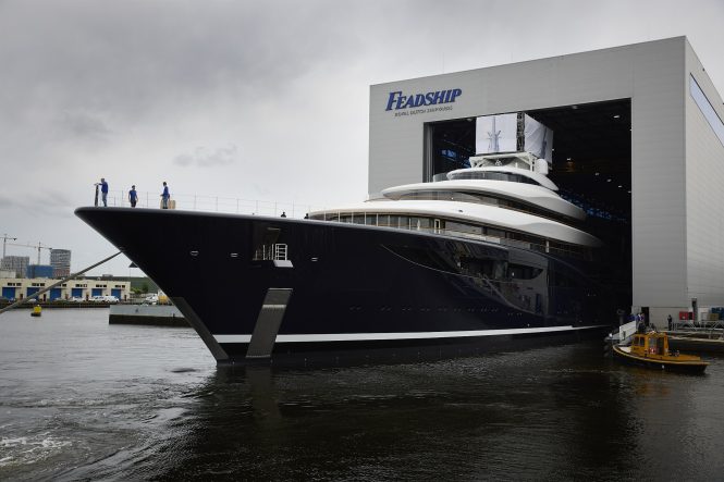 Motor yacht PROJECT 821 launches
