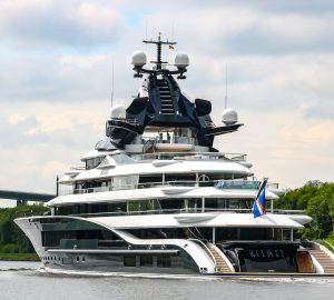 Lurssen delivers 122m ultra-luxurious mega yacht KISMET available for charter in the Mediterranean and the Caribbean