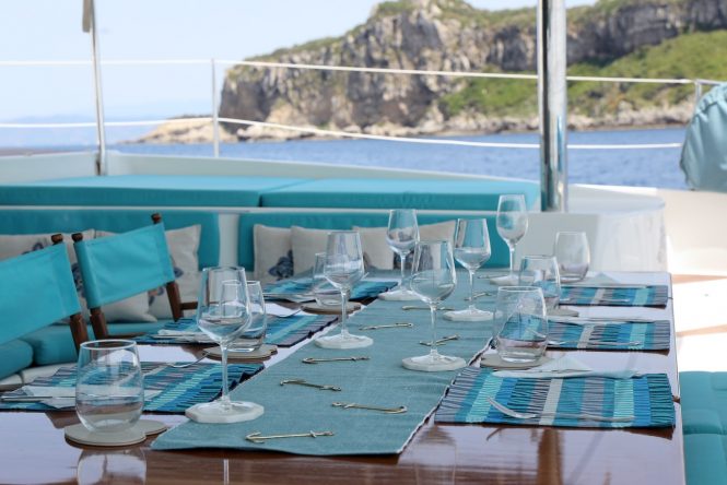 Luxury yacht LIR in the Western Mediterranean