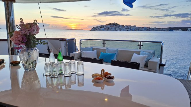 View from aboard OMNIA