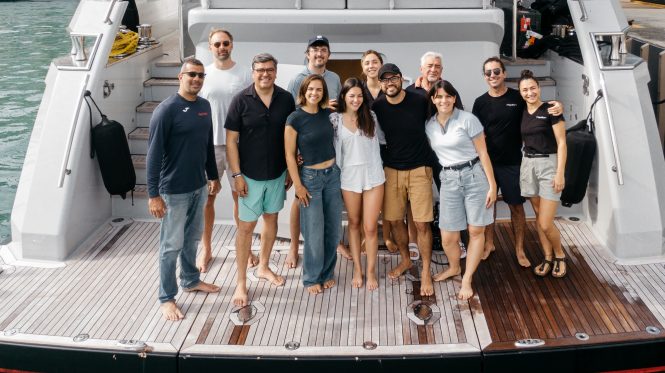 Motor yacht PAPILLON hosts the scientific team