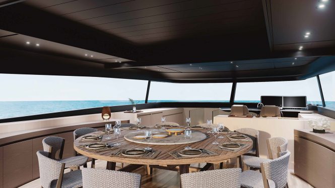 interior dining area