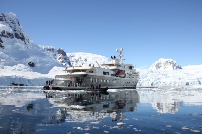 Explorer Yacht Legend in the Antarctic - image from Nicolas Benazeth