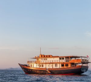 Beautiful 30m luxury phinisi yacht REBEL available for charter in the South Pacific