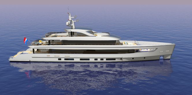 Luxury yacht AXA