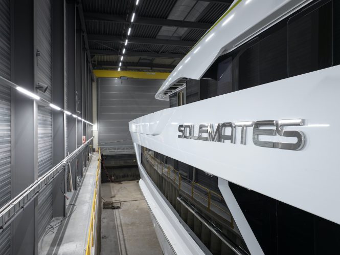 Yacht SOLEMATES launched at Heesen Yachts - Photo Ruben Griffioen