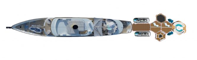 Superyacht MAIA | exclusive floating dock