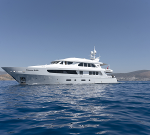 Introducing 39m luxury motor yacht PRINCESS MELDA – available for charter in Turkey and Greece