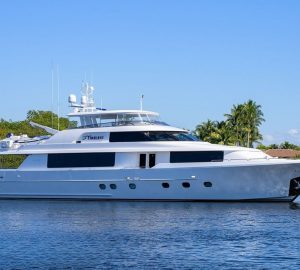 34m Westport motor yacht DETERMINATION is ready for charter again after a comprehensive refit