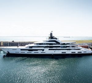 Project TANZANITE: 120m Amels Full Custom Launches and Enters Final Outfitting Stage