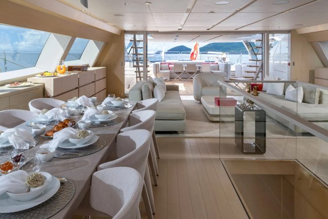 Luxury yacht RED DRAGON