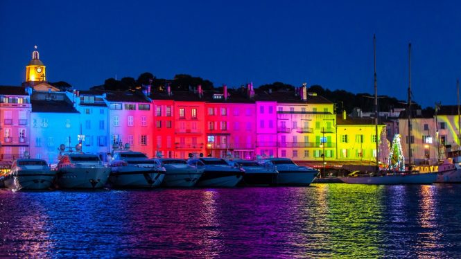 Night life in St Tropez