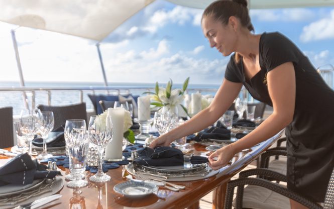 On board dining - LUCKY LADY