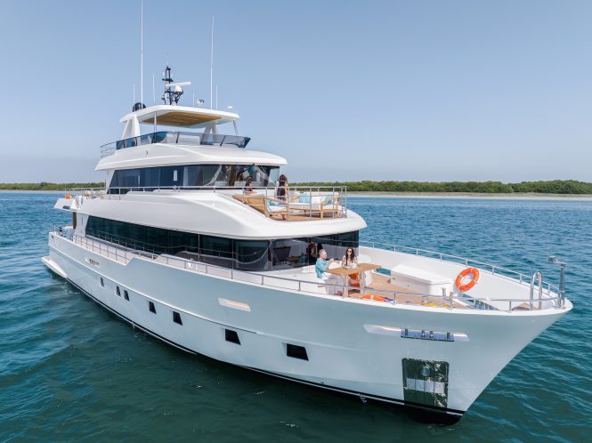 Nomad 101 yacht by Gulf Craft