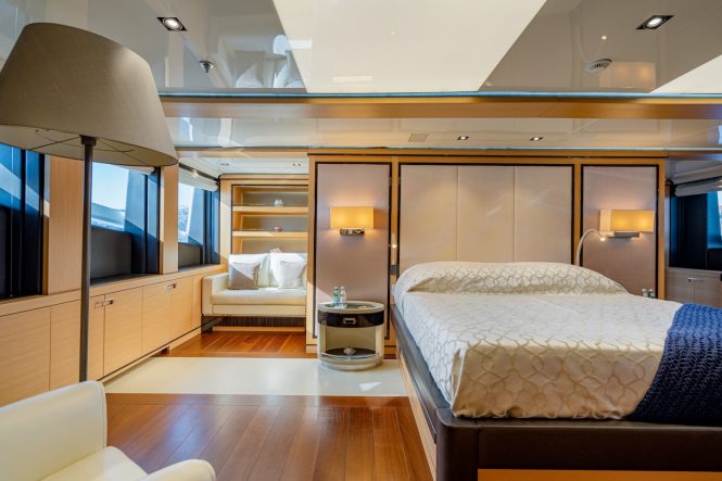 One of two master suites