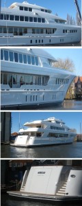 Superyacht MIRGAB VI launched by Hakvoort.